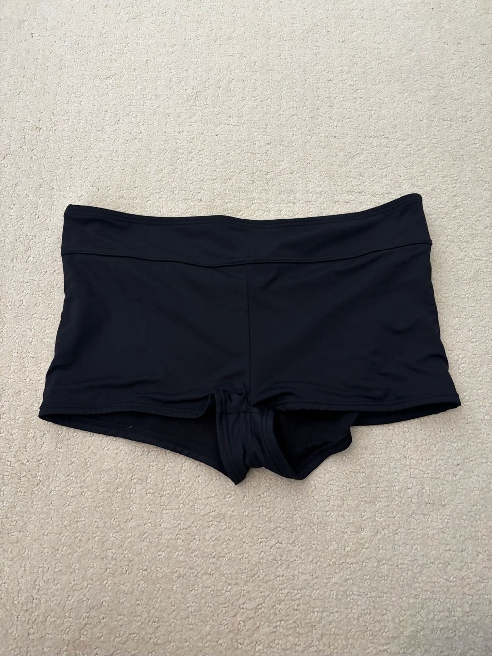 Apt. 9 Women’s Black Swim Active Stretch Bikini Shorts Size Medium